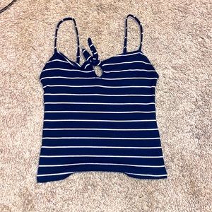 hollister cropped tank top